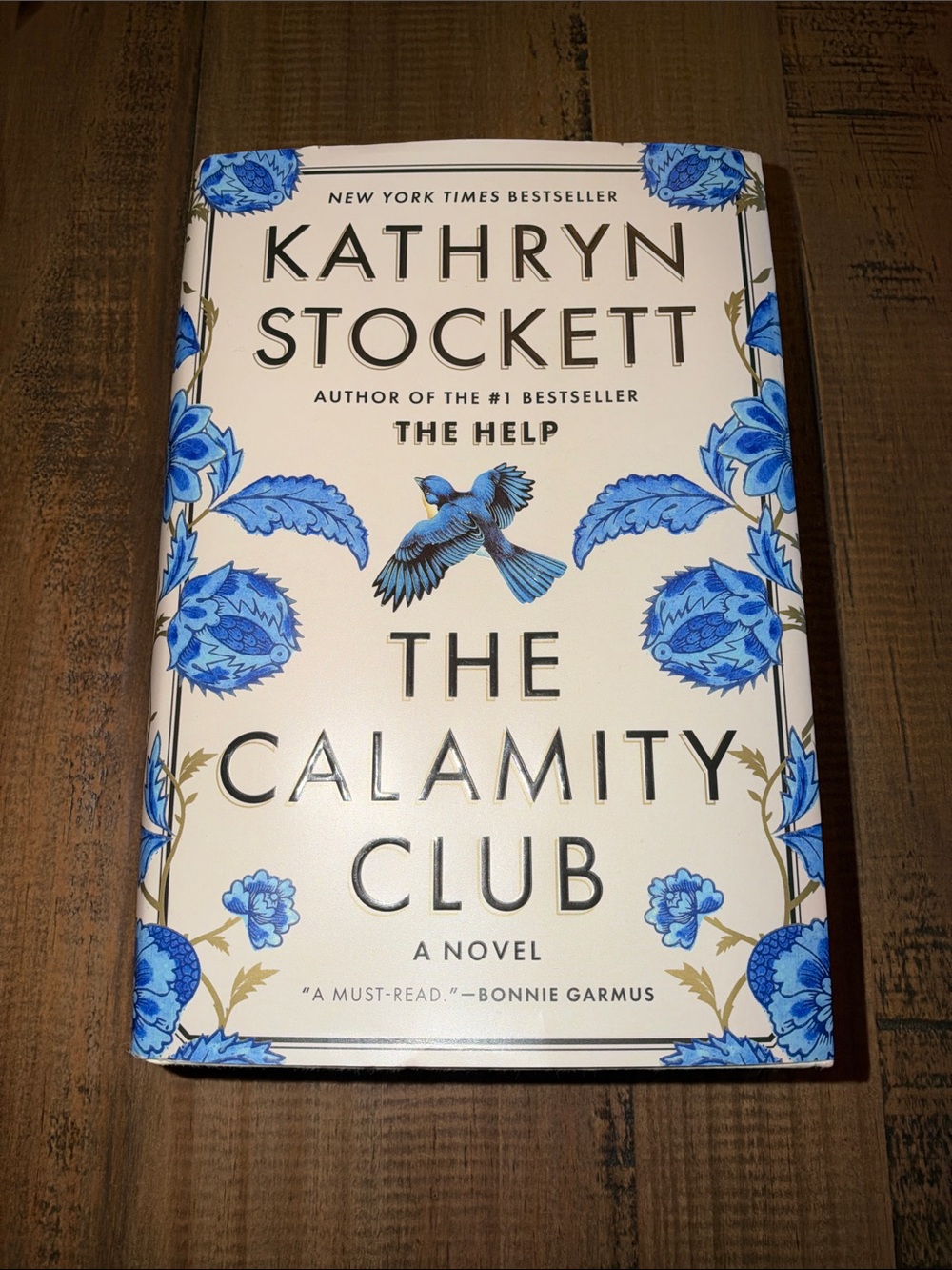 The Calamity Club Hardcover Book - Blue & White by Kathryn Stocket